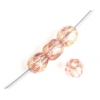 Fire Polished 4mm Crystal, Red Luster Fire Polished 4mm Crystal, Red Luster